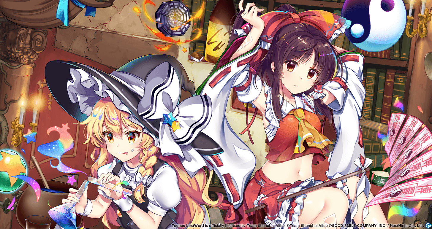 Touhou Project Lost Word - Best AU Characters